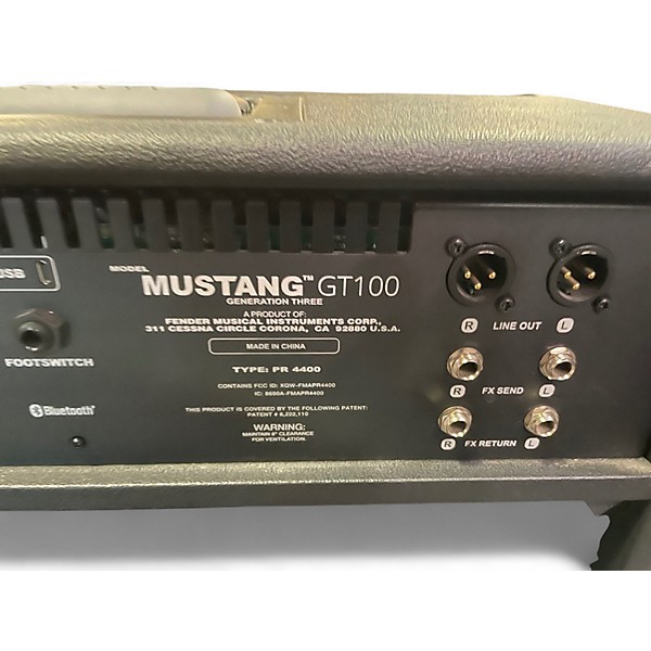 Used Fender Mustang GT 100 100W 1x12 Guitar Combo Amp