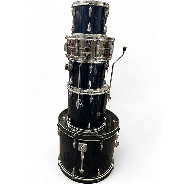 Used TAMA 4 Piece Imperialstar Black Drum Kit