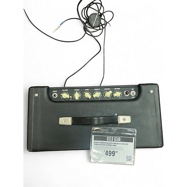 Used Fender Blues Junior IV 15W 1x12 Tube Guitar Combo Amp