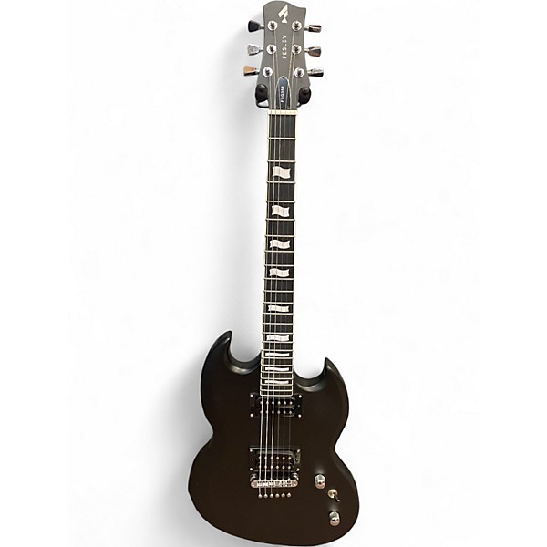 Used Fesley FSG350 Black Solid Body Electric Guitar
