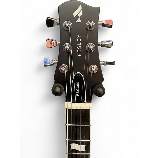 Used Fesley FSG350 Black Solid Body Electric Guitar