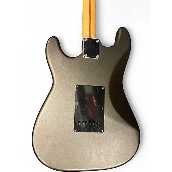 Used Starcaster by Fender Stratocaster Metallic Gray Solid Body Electric Guitar