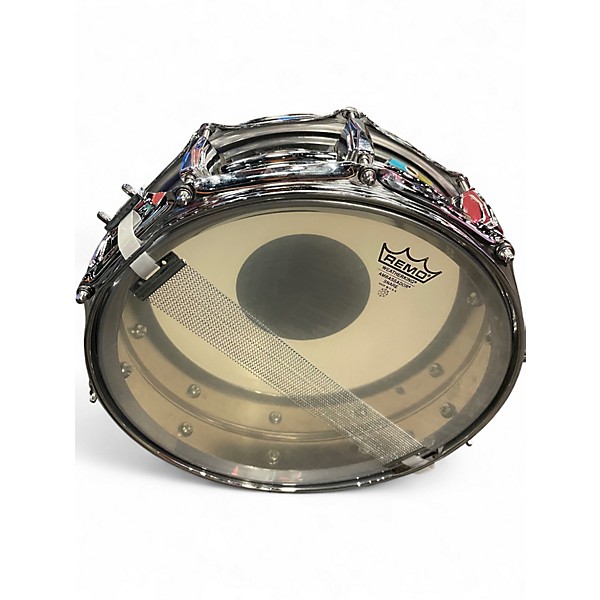 Used Ludwig 4.5X14 Supraphonic Snare Chrome Silver Drum
