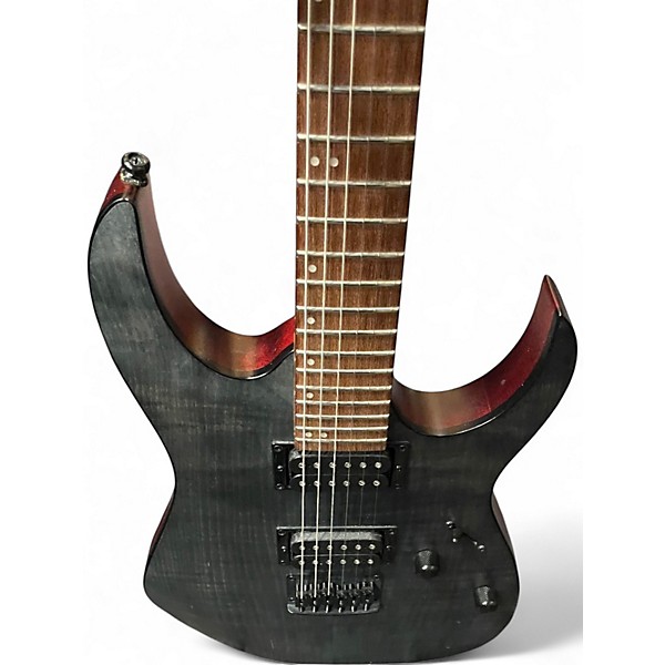 Used Ibanez RG6003FM Trans Black Solid Body Electric Guitar