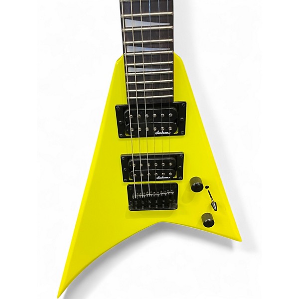Used Jackson JS1X RR MINION Yellow Solid Body Electric Guitar