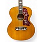Used Epiphone Inspired By Gibson J200 Natural Acoustic Electric Guitar