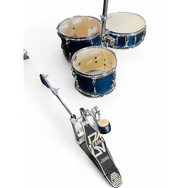 Used TAMA 6 Piece Imperialstar Blue Drum Kit
