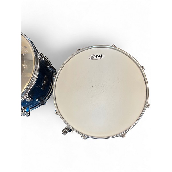 Used TAMA 6 Piece Imperialstar Blue Drum Kit