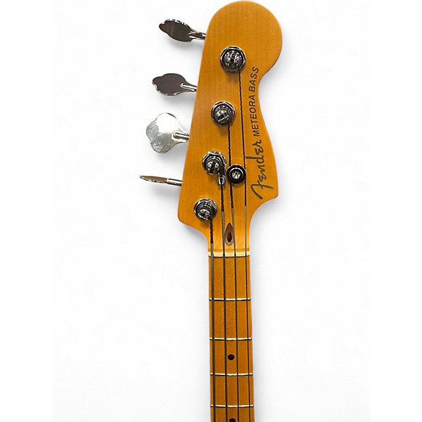 Used Fender American Ultra II Meteora Green Electric Bass Guitar