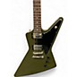 Used Epiphone Explorer Olive Green Drab Solid Body Electric Guitar