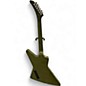 Used Epiphone Explorer Olive Green Drab Solid Body Electric Guitar