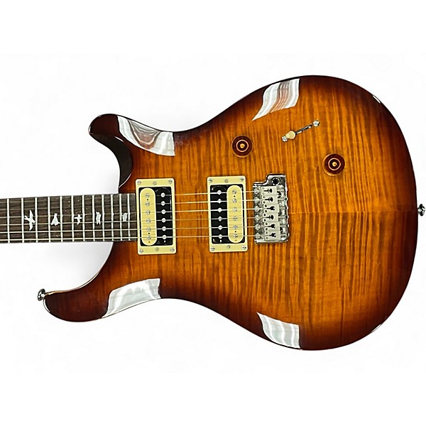 Used PRS SE Custom 24 2 Color Sunburst Solid Body Electric Guitar