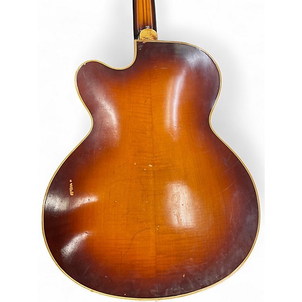 Vintage 1960s Hofner 457/12 Antique Burst Hollow Body Electric Guitar