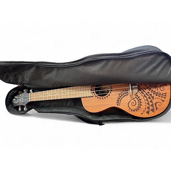 Used Luna UKE TC MAH Brown Ukulele