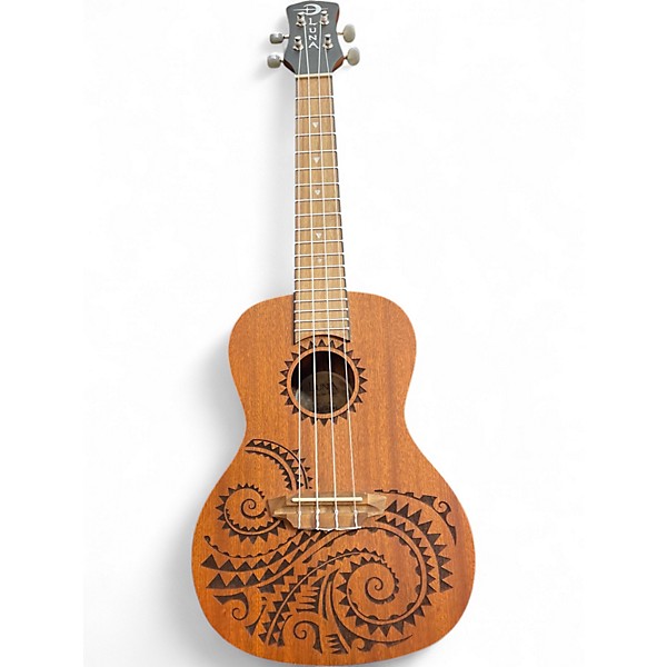 Used Luna UKE TC MAH Brown Ukulele