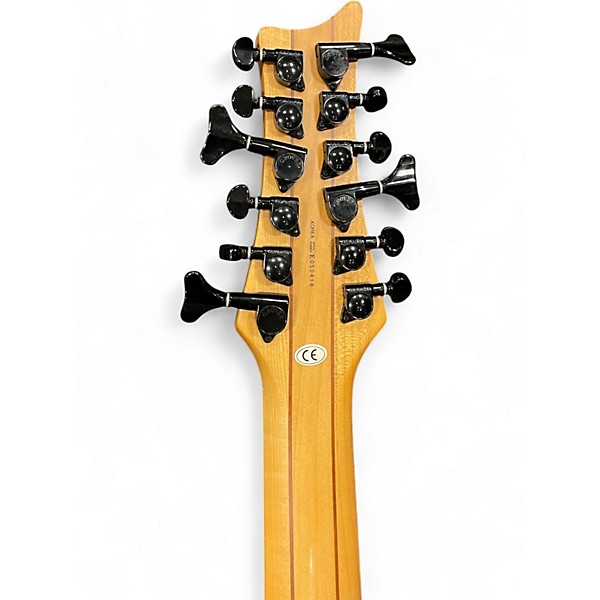 Used Dean Rhapsody 12 12-String Trans Black Electric Bass Guitar