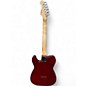 Used Iyv HOLLOW BODY TELE Crimson Red Trans Hollow Body Electric Guitar
