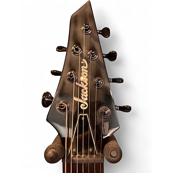 Used Jackson JS22-7 Dinky 7 String BLACK Solid Body Electric Guitar