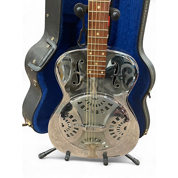 Vintage 1974 Dobro 33D Chrome Acoustic Guitar