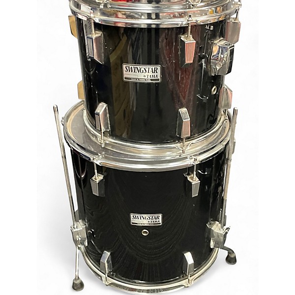 Used TAMA 5 Piece Swingstar Black Drum Kit