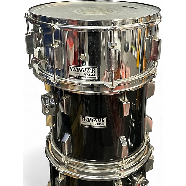 Used TAMA 5 Piece Swingstar Black Drum Kit