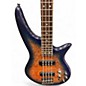 Used Jackson JS3Q Amber Blue Burst Electric Bass Guitar