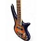 Used Jackson JS3Q Amber Blue Burst Electric Bass Guitar
