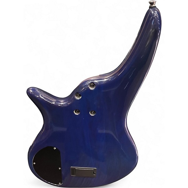 Used Jackson JS3Q Amber Blue Burst Electric Bass Guitar