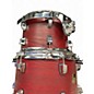 Used Ludwig 5 Piece Backbeat Ruby Grain Drum Kit