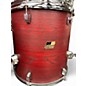 Used Ludwig 5 Piece Backbeat Ruby Grain Drum Kit