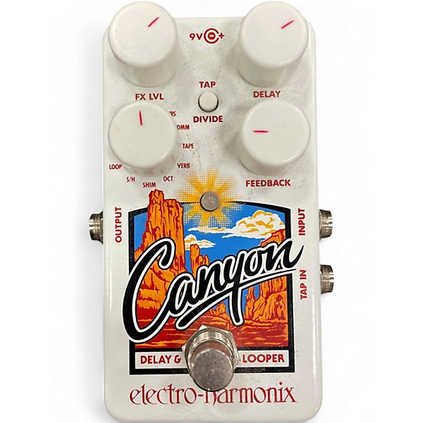 Used Electro-Harmonix Canyon Delay and Looper Effect Pedal