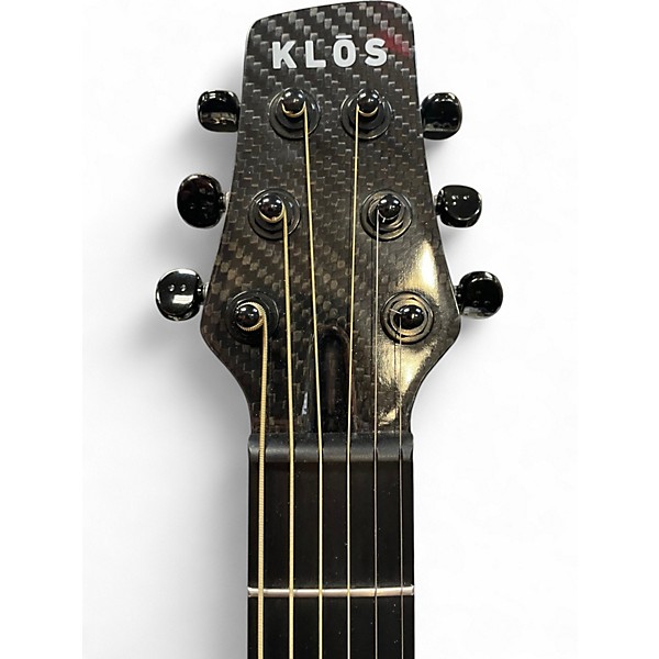 Used Klos Guitars Grand Cutaway Mini Carbon Fiber Carbon Fiber Acoustic Guitar