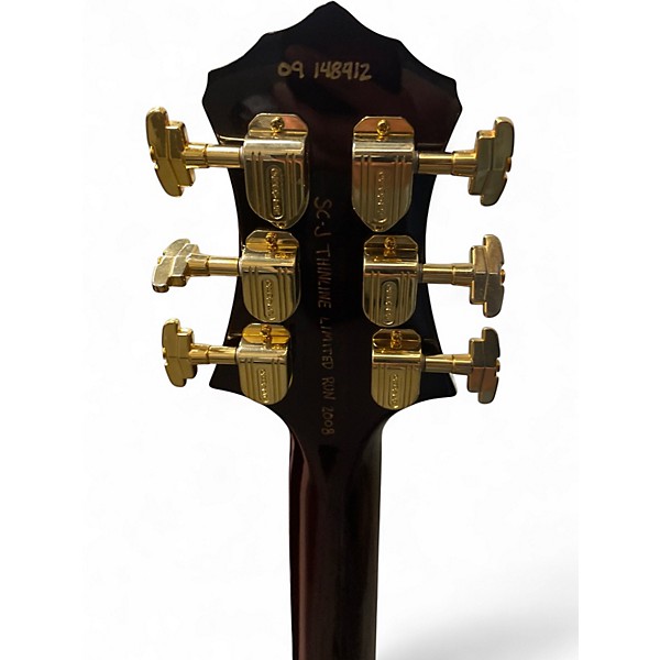 Used PRS SC-J 2 Tone Sunburst Hollow Body Electric Guitar