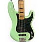 Used Fender Deluxe Precision Bass Special Surf Green Electric Bass Guitar