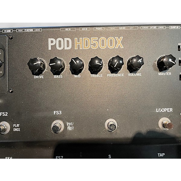 Used Line 6 Pod HD500X Amp Modeler Effect Processor