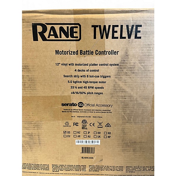 Used RANE TWELVE USB Turntable