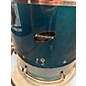 Used Ludwig 3 Piece Accent Combo Blue Drum Kit