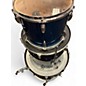 Used Ludwig 3 Piece Accent Combo Blue Drum Kit