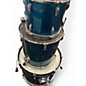 Used Ludwig 3 Piece Accent Combo Blue Drum Kit