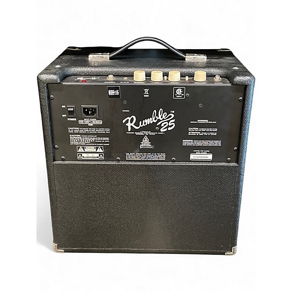 Used Fender Rumble 25 25W 1x10 Bass Combo Amp