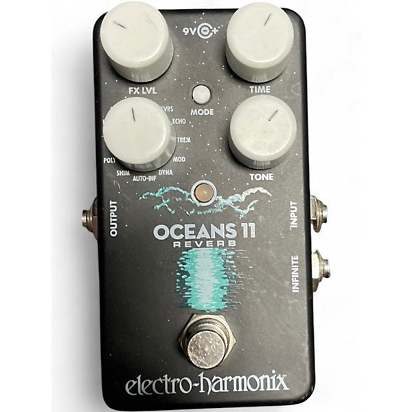Used Electro-Harmonix Oceans 11 Reverb Effect Pedal