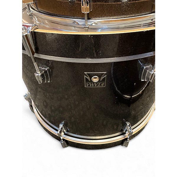 Used TAMA 3 Piece Superstar BLACK SPARKLE Drum Kit