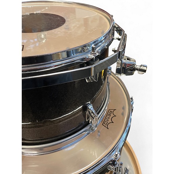Used TAMA 3 Piece Superstar BLACK SPARKLE Drum Kit