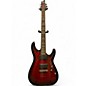 Used Schecter Guitar Research Demon 6 Crimson Red Burst Solid Body Electric Guitar thumbnail