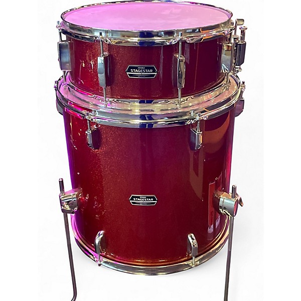 Used TAMA 5 Piece STAGESTAR Scorched Copper Sparkle Drum Kit