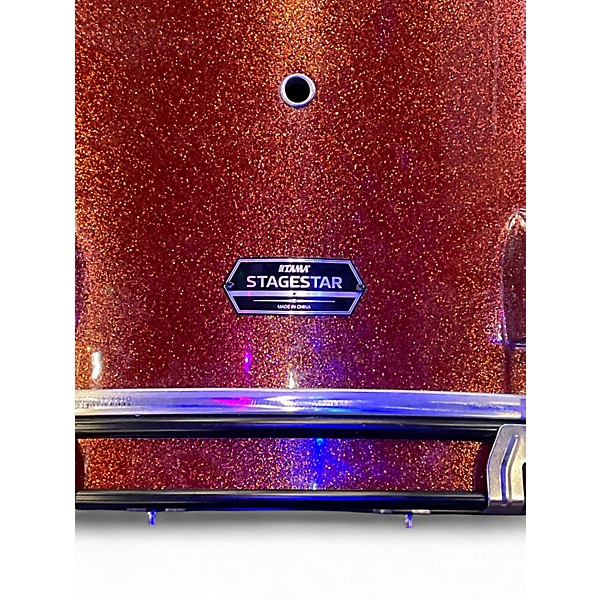 Used TAMA 5 Piece STAGESTAR Scorched Copper Sparkle Drum Kit