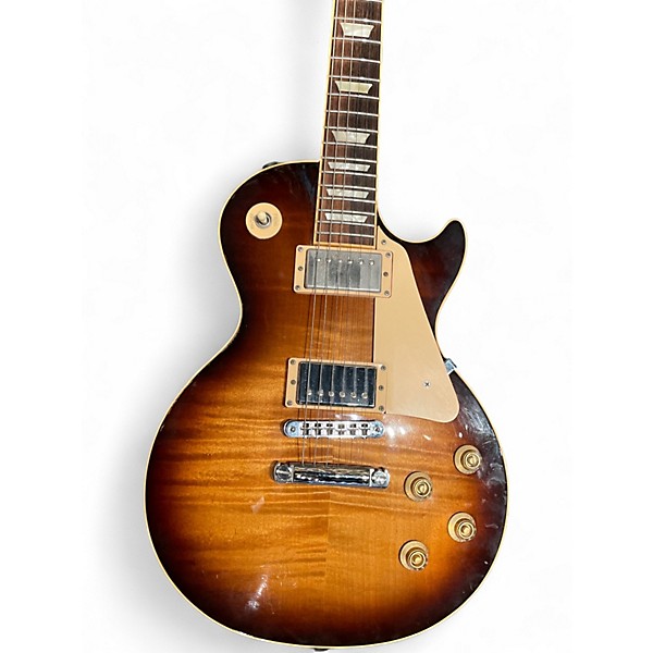 Used 2008 Gibson Les Paul Standard 1950S Neck Tobacco Burst Solid Body Electric Guitar