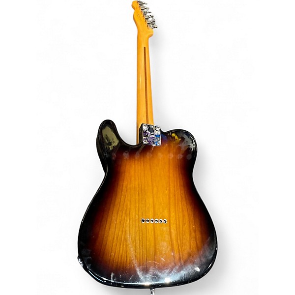 Used 2008 Fender American Deluxe Telecaster 3 Tone Sunburst Solid Body Electric Guitar