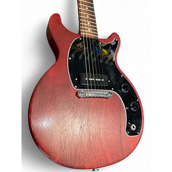 Used 2019 Gibson Les Paul Junior Double Cutaway Cherry Solid Body Electric Guitar