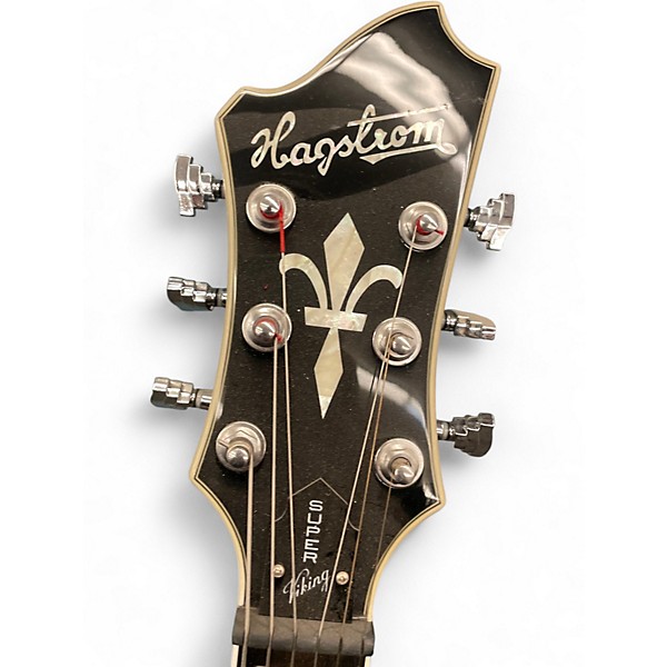 Used Hagstrom SUPER VIKING 2 Tone Sunburst Hollow Body Electric Guitar